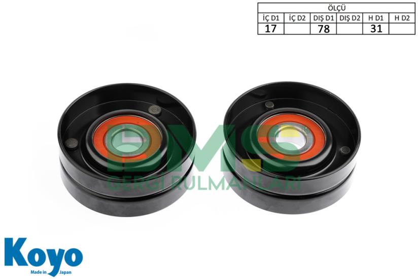 BMS 483 GERGİ RULMANI (17X78X31) POLİS ÖZEL HAREKAT _x000D_LAND ROVER MARKA _x000D_AKREP TİPİ ARAÇLARDA_x000D_,OTOKAR ZPT(4X4)