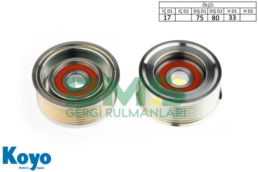 BMS 484 GERGİ RULMANI (17X75/80X33) POLİS ÖZEL HAREKAT _x000D_LAND ROVER MARKA _x000D_AKREP TİPİ ARAÇLARDA_x000D_,OTOKAR ZPT(4X4)