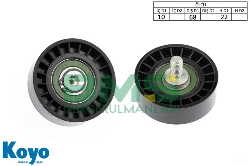 BMS 488 GERGİ RULMANI (10X68X22) RENAULT; CLIO I-RAPID