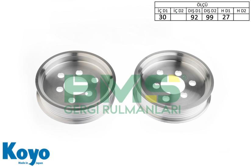 BMS 491 GERGİ RULMANI (30X92/99X27) VOLKSWAGEN; TRANSPORTER T6-AMAROK-CRAFTER