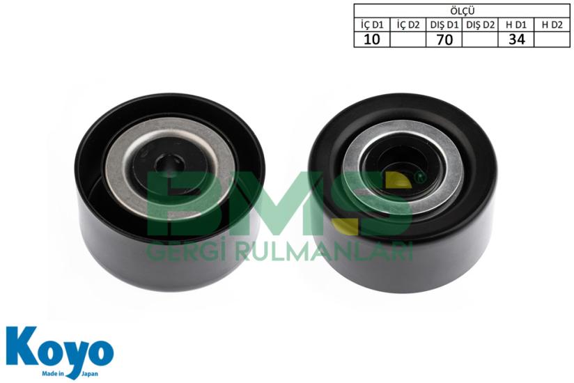 BMS 492 GERGİ RULMANI (10x70x34) MERCEDES-BENZ ; ACTROS MP4-ANTOS-ACTROS-AROCS-CITARO-TOURISMO, SETRA ; Series 400-Series 500