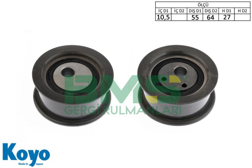 BMS 494 GERGİ RULMANI (10,5X55/64X27) LADA ; 110-111-112-GRANTA-KALINA-SAMARA