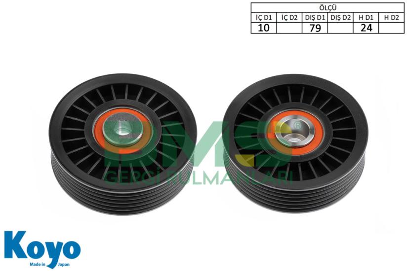 BMS 500 GERGİ RULMANI (10X79X24) FIAT ; BRAVO I-II-COUPE-DOBLO-IDEA-LINEA-MAREA-PALIO-PUNTO-ALBEA-GRAND SIENA-STILO-STRADA
