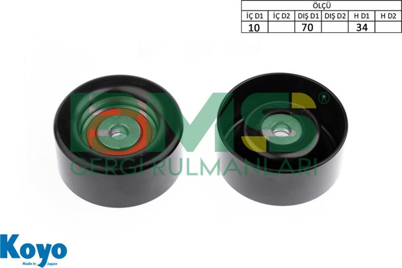 BMS 502 GERGİ RULMANI (10X70X34) LEXUS; GS-IS-RX , _x000D_
LOTUS; 3 ELEVEN-EVORA 3.5,_x000D_
TOYOTA; CAMRY,LAND CRUISER,MARK X