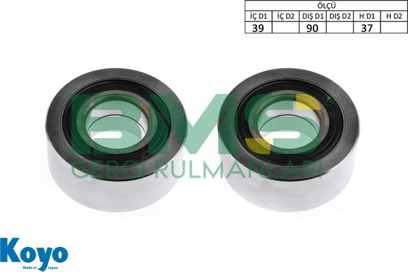 BMS 504 GERGİ RULMANI (39x90x37) RENAULT TRUCKS;Premium Distrubition-Premium Route-Kerax