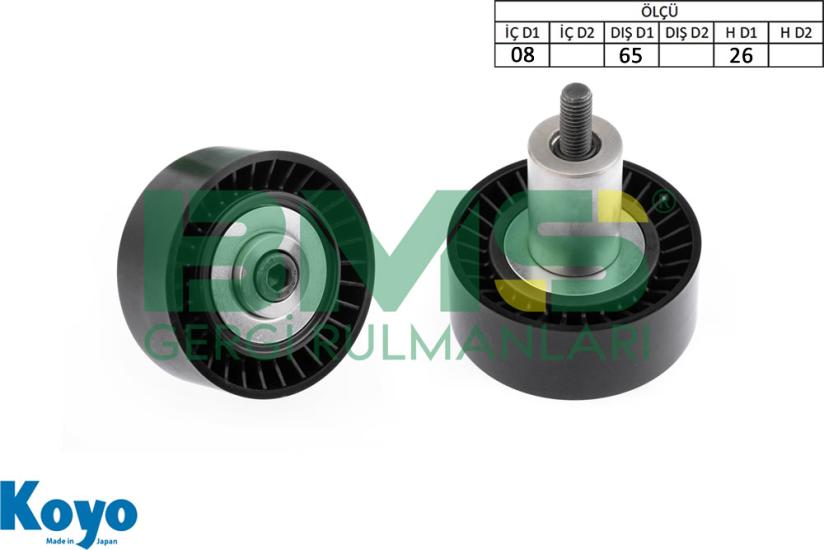 BMS 507 GERGİ RULMANI (08X65X26) RANGE ROVER III-IV 2010-