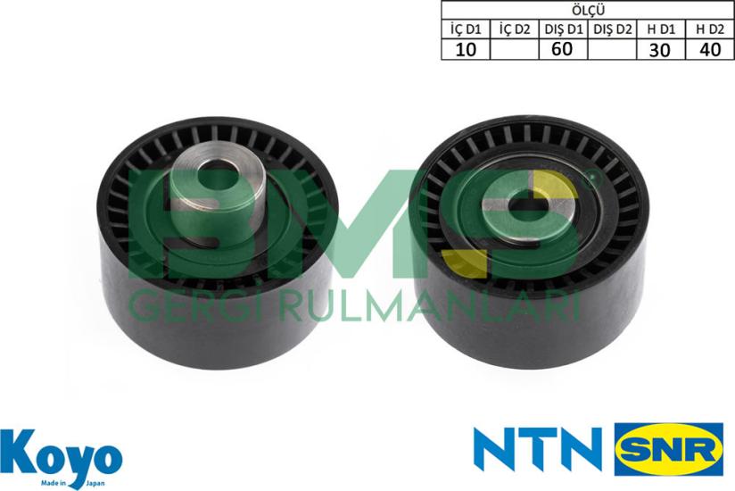 BMS 509 GERGİ RULMANI (10x60x30/40) CITROËN; C-CROSSER-C4-C5-C6-C8-DS4-DS5-JUMPER-JUMPY-SPACETOURER,_x000D_
 FIAT; SCUDO-ULYSSE , _x000D_
FORD;C MAX-FOCUS-FOCUS C MAX-GALAXY III-GRAND C MAX-KUGA-MONDE