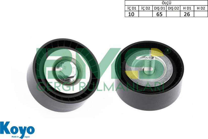 BMS 511 GERGİ RULMANI (10X65X26) CHEVROLET;CAPTIVA-CRUZE-ORLANDO,_x000D_
OPEL; ANTARA A