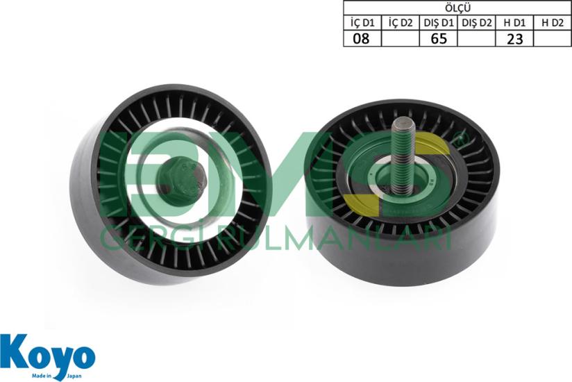 BMS 526 GERGİ RULMANI (08X65X23) ALFA ROMEO;MITO_x000D_
FIAT; 500L-PANDA-PUNTO