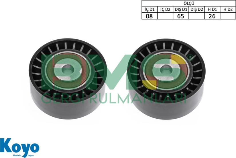 BMS 529 GERGİ RULMANI (08X65X26) FORD;TRANSIT