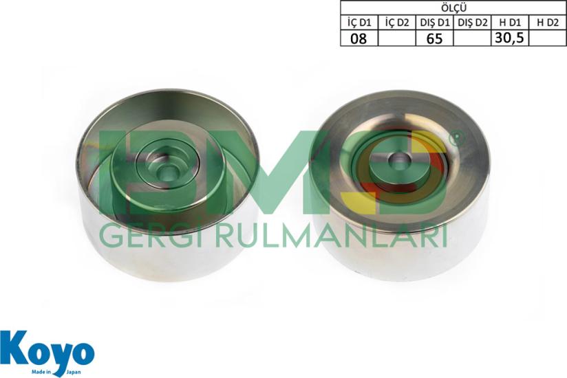 BMS 540 GERGİ RULMANI (08x65x30,5) MERCEDES-BENZ;C200-C220-E200-E220-E270 ,