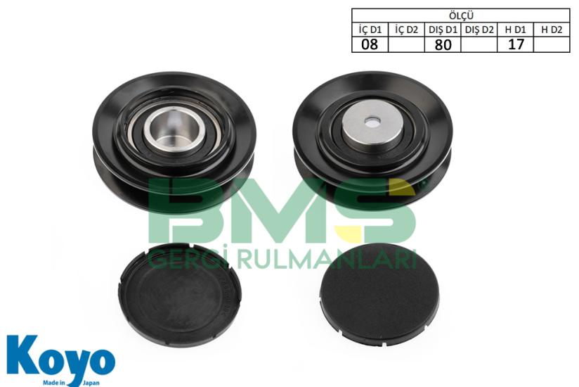 BMS 549 GERGİ RULMANI (08X80X17) BMW;3 18 , MINI; ,