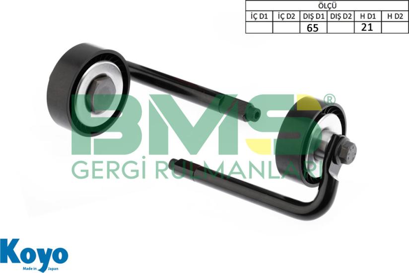 BMS 571 GERGİ RULMANI (65X21) BMW;E60-E61-E65-E66-E67-E83 ,