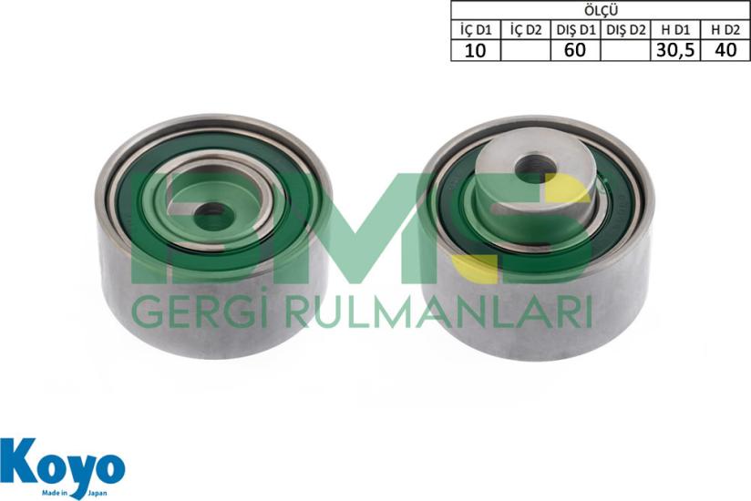 BMS 574 GERGİ RULMANI (10X60X30,5/40) ISUZU;I-MARK ,