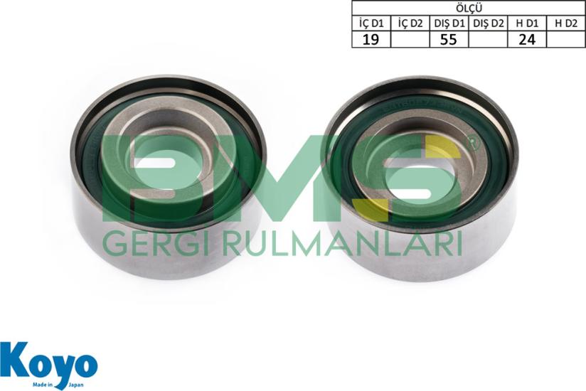 BMS 588 GERGİ RULMANI (19x55x24) HONDA;LEGEND IV ,