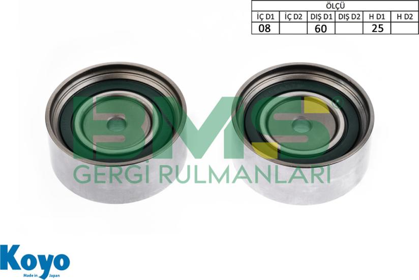 BMS 591 GERGİ RULMANI (08x60x25) MITSUBISHI;MINICA ,