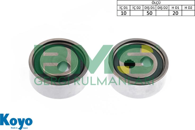 BMS 600 GERGİ RULMANI (10x50x20) DAIHATSU;CUORE-DOMINO-HANDI-HIJET-MIRA  ,