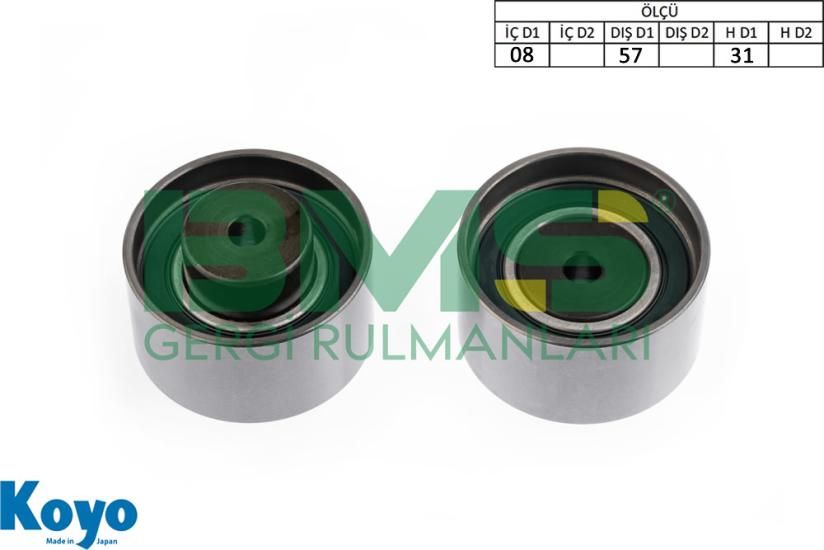 BMS 601 GERGİ RULMANI (08x57x31) MITSUBISHI;MINICA ,