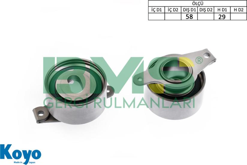 BMS 606 GERGİ RULMANI (58x29) TOYOTA;CAMRY-CELICA-CORONA ,