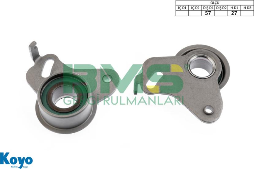 BMS 607 GERGİ RULMANI (57x27) MITSUBISHI;PAJERO JUNIOR-TOPPA ,