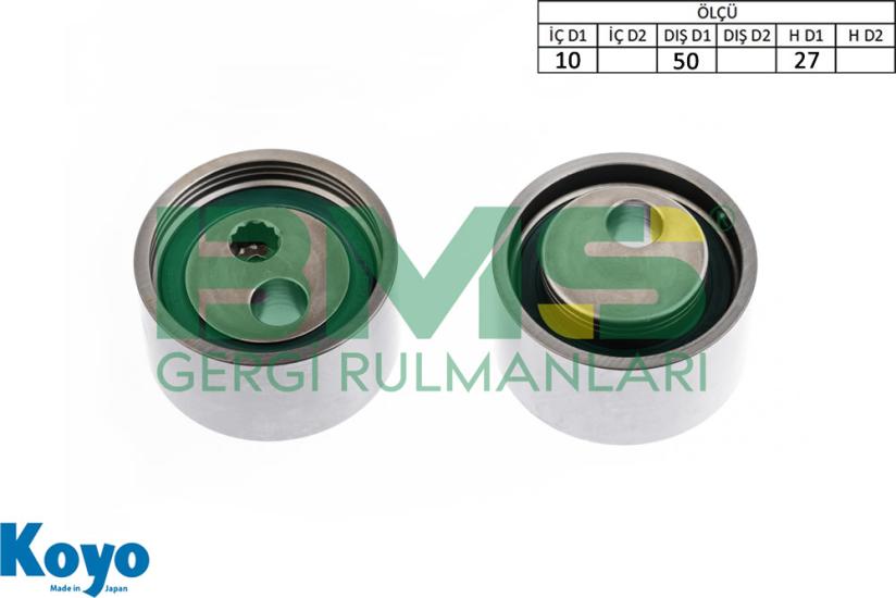 BMS 608 GERGİ RULMANI (10x50x27) DAIHATSU;CUORE-DOMINO-HANDI-HIJET-MIRA ,