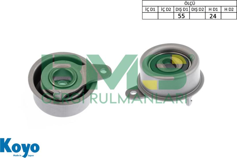 BMS 609 GERGİ RULMANI (55x24) MITSUBISHI;VARICA ,
