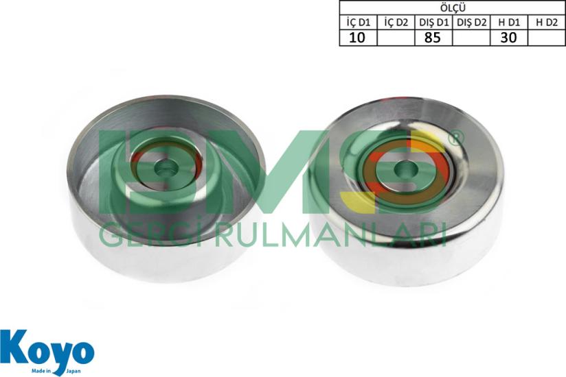 BMS 613 GERGİ RULMANI (10x85x30) DAIHATSU;MATERIA-SIRION-TERIOS , TOYOTA; ,