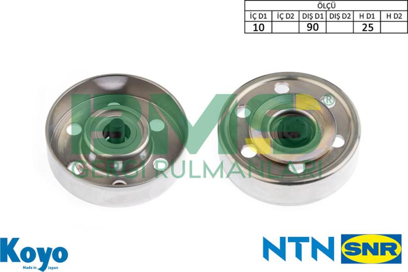 BMS 615 GERGİ RULMANI (10x90x25) TOYOTA;AVENSIS-COROLLA-RAV 4 II ,