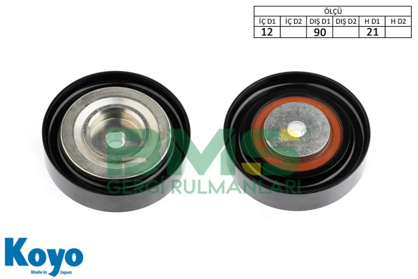 BMS 621 GERGİ RULMANI (12x90x21) TOYOTA;AURIS-AVENSIS-COROLLA-MR 2 III-PREVIA-RAV4 II-VERSO ,