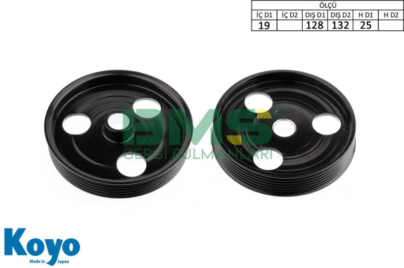 BMS 629 GERGİ RULMANI (19x128/132x25) NISSAN;INTERSTAR-PRIMASTAR , OPEL;VIVARO-MOVANO , RENAULT;TRAFFIC-MASTER ,