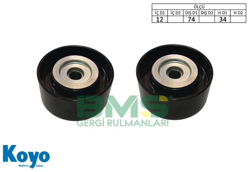 BMS 674 GERGİ RULMANI(12X74X34) MAN; TGL II-TGS II-TGX II
