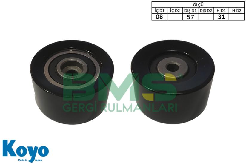BMS 680 GERGİ RULMANI(08X57X31) AUDI; A3-A4 B9-A5-A6 C8-A7-Q2-Q3-Q5 , SEAT; ATECA-LEON-TARRACO , SKODA ; SUPERB III-OCTAVIA IV-KODIAQ-KAROQ , VW ; ARTEON-CADDY V-GOLF VIII-PASSAT B8-T ROC -TIGUAN-TOUR