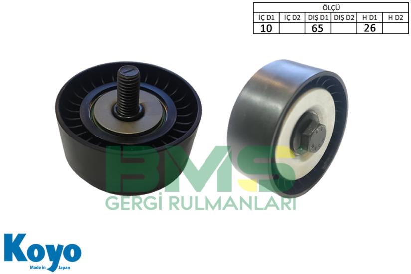 BMS 710 GERGİ RULMANI (10x65x26) AUDI; A3-TT,SKODA; SUPERB II,VW; CC B7-EOS-GOLF V-PASSAT