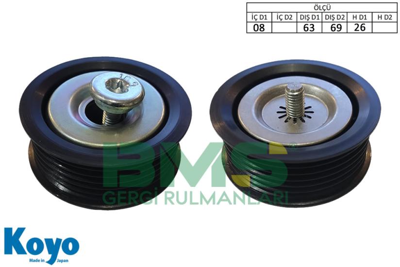 BMS 719 GERGİ RULMANI (08x63/69x26) MERCEDES-BENZ;SPRINTER-VIANO-VITO