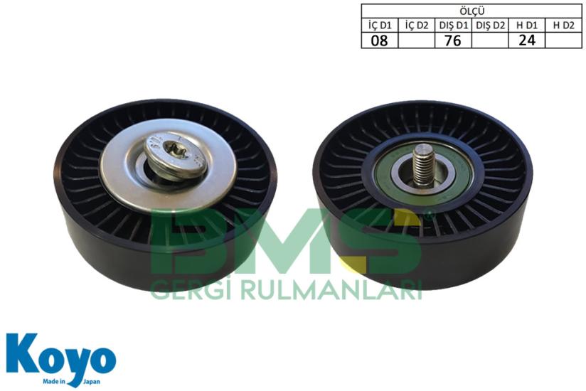BMS 720 GERGİ RULMANI (08x76x24) FORD; , LANDROVER; ,VOLVO;S60 II-S80 II-V60 I-V70 III-XC 60 I SUV-XC70 II-XC90 I