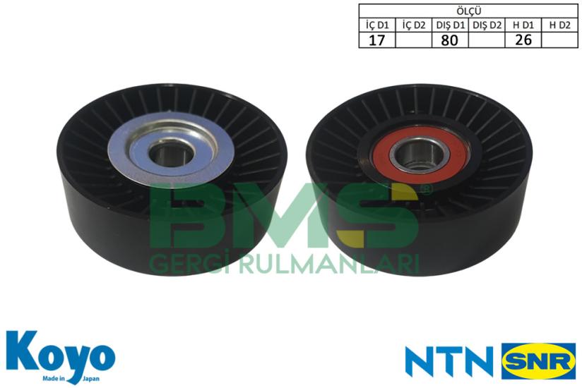 BMS 740 GERGİ RULMANI (17x80x26) MERCEDES; SPRINTER 3-t,3.5-t,4-t,4.6-t,5-t