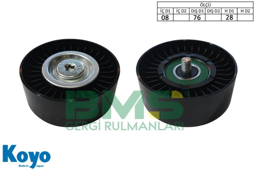 BMS 758 GERGİ RULMANI (08x76x28) MERCEDES-BENZ; C160-C180-C200-C220-C230-CLC160-CLC180-CLC200-CLK200-E200-SLK200-SPRINTER