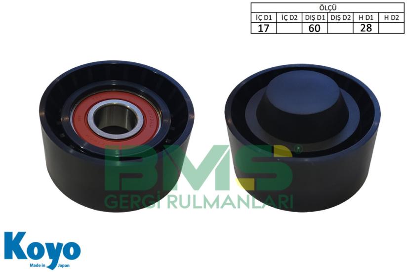 BMS 764 GERGİ RULMANI (17x60x28) HYUNDAI; i30-TUCSON,KIA; CEED-PROCEED-SPORTAGE IV-XCEED,
