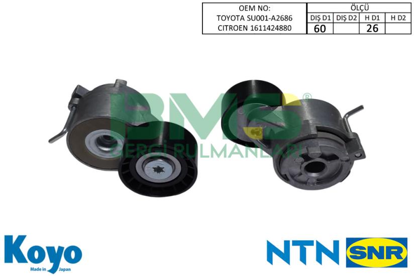 BMS K0132463 GERGİ KÜTÜĞÜ 60X26