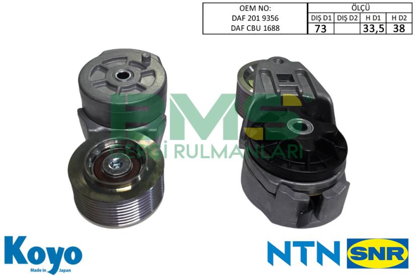 BMS K1902742 GERGİ KÜTÜĞÜ 73x33,5/38