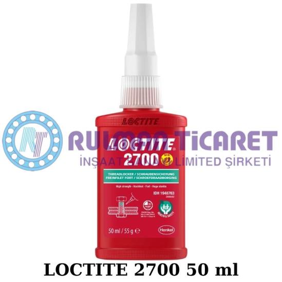 LOCTITE 2700 50 ml – Yüksek Mukavemetli Vidalama Yapıştırıcısı