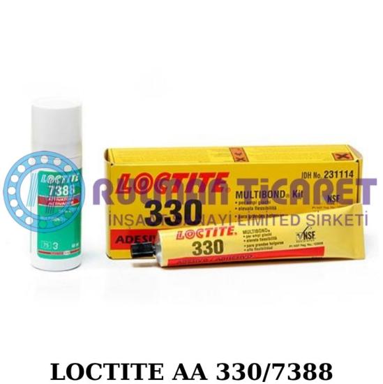 LOCTITE AA 330/7388 Set (50 ml/40 ml) – İki Bileşenli Hızlı Kürlenen Yapıştırıcı Seti