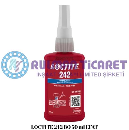 LOCTITE 242 BO 50 ml EFAT – Orta Mukavemetli Vida Sabitleyici