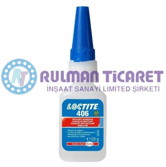 Loctite 406 20G Efat – Düşük Viskoziteli, Hızlı Kürlenen Sıvı Yapıştırıcı