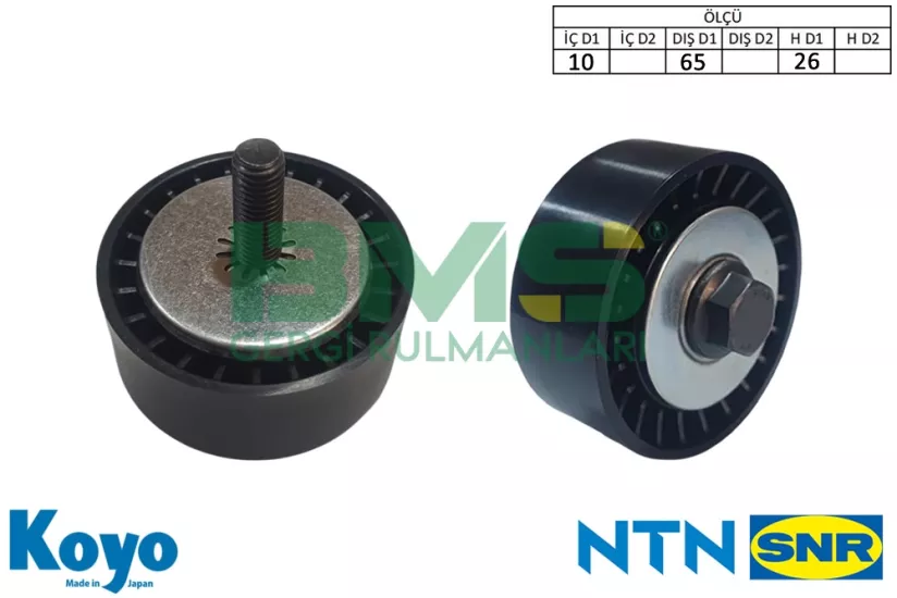 BMS 783 BMS GERGİ RULMANI (10X65X26)